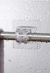 Rods Clips Hook Self Adhesive ( Pack of 10 )